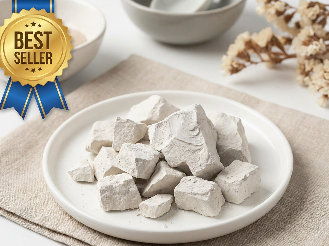 EDIBLE UNSALTED CAMEROON KAOLIN CLAY