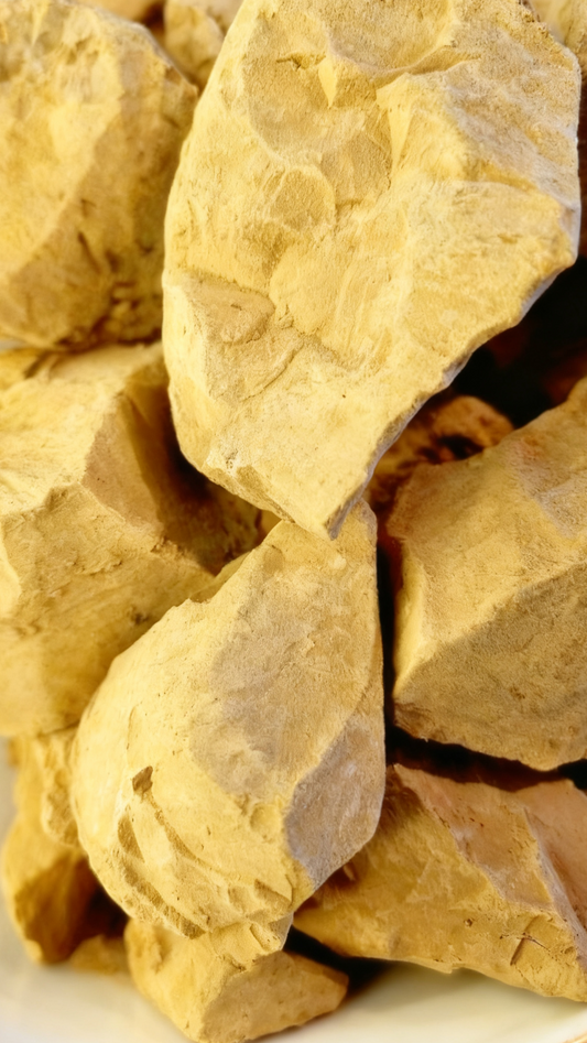 EDIBLE UNSALTED SOUTH  AFRICAN  CARAMEL CLAY
