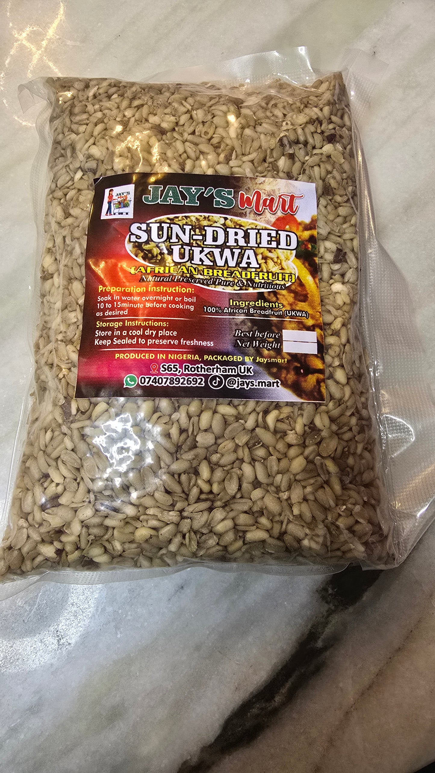 SUNDRIED UKWA 1KG